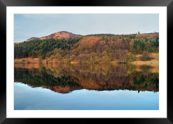 Ladybower Reflections  Framed Mounted Print by Darren Galpin