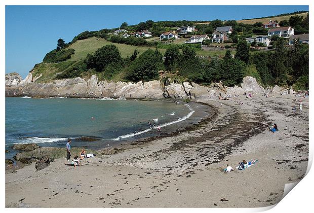 Combe Martin Print by Graham Piper