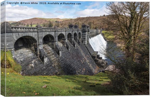 Welsh Dams Canvas Print by Kevin White