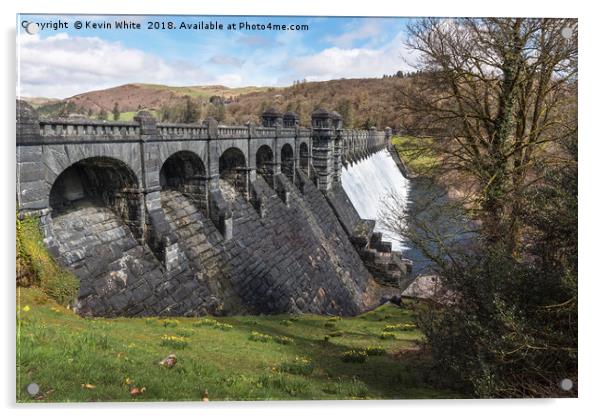 Welsh Dams Acrylic by Kevin White
