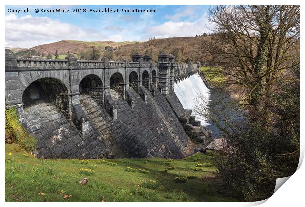 Welsh Dams Print by Kevin White