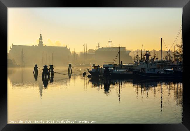 Early morning on Skeppsholmen Framed Print by Jon Sparks