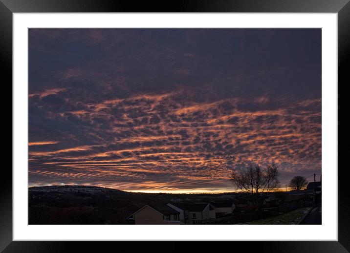 Sunrise Framed Mounted Print by Steve Purnell