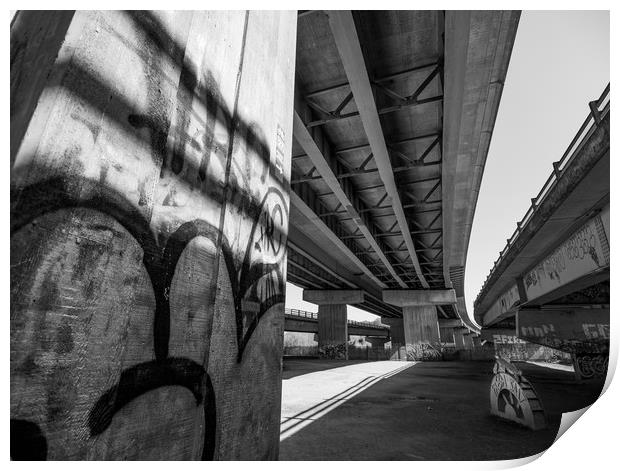Under the Flyover Print by Jon Rendle