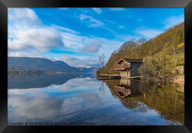 Duke of Portland Boathouse Framed Print by Jim Wood