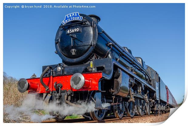 Jubilee Class Leander  Print by bryan hynd