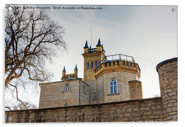 Behind Castle Walls Acrylic by Jukka Heinovirta