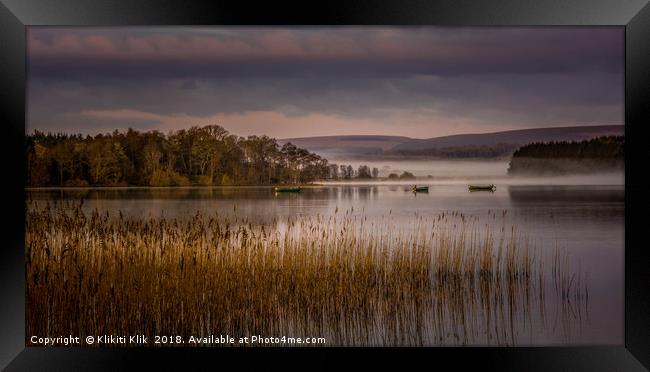 Lake Of Menteith Framed Print by Angela H