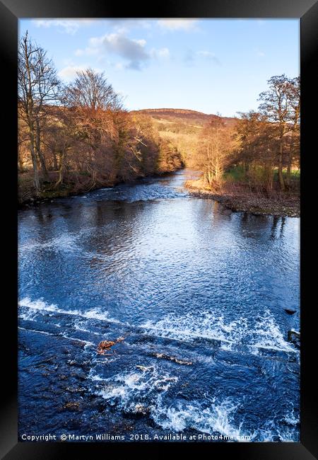 River Derwent, Derbyshire Framed Print by Martyn Williams