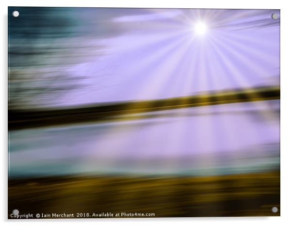 Skewed Horizon Acrylic by Iain Merchant