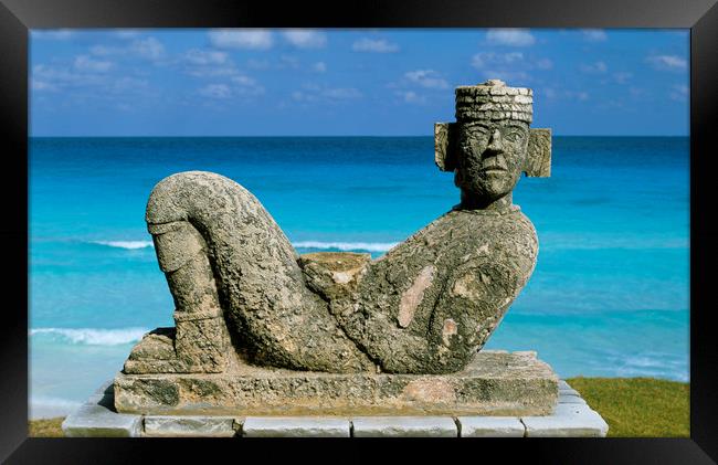 MEXICO.CANCUN Framed Print by Philip Enticknap