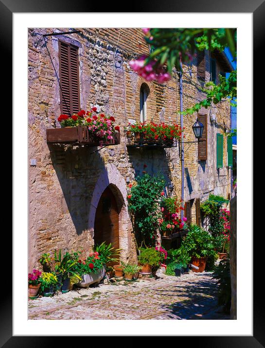 MONTEFALCO,UMBRIA,ITALY Framed Mounted Print by Philip Enticknap