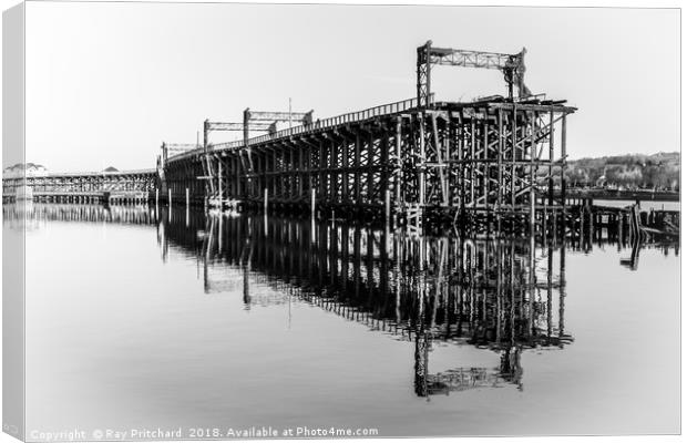Dunston Staithes  Canvas Print by Ray Pritchard