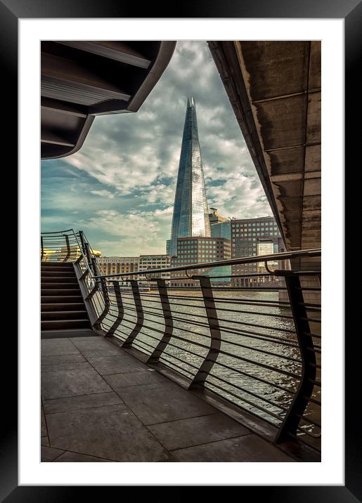 The Shard #3 Framed Mounted Print by Paul Andrews