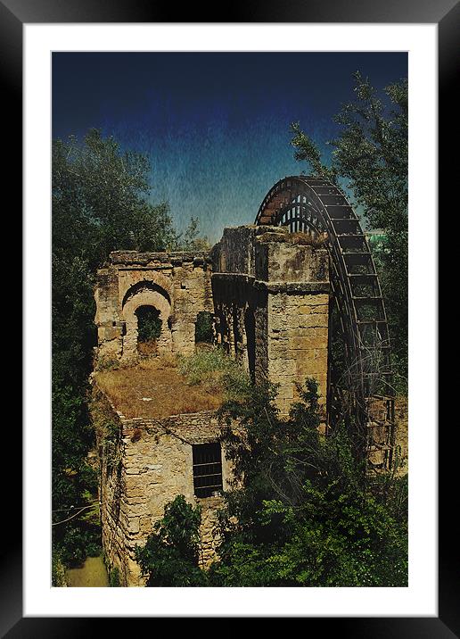 The old Watermill Cordoba Framed Mounted Print by Gary Miles