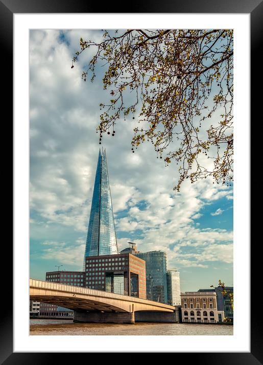 The Shard #4 Framed Mounted Print by Paul Andrews