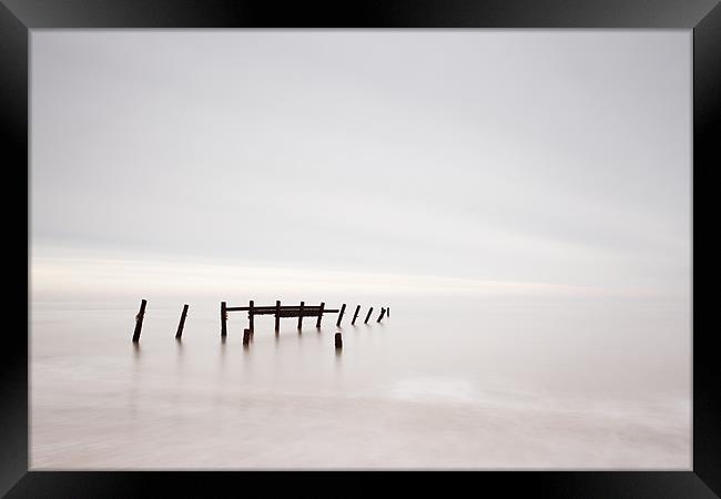 Calm Waters - Happisburgh Framed Print by Simon Wrigglesworth