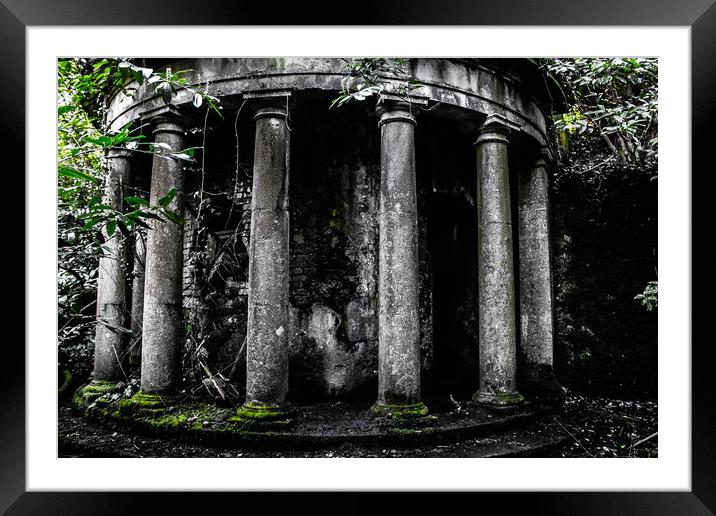 Barron Hill colonnade Framed Mounted Print by Miranda Smith