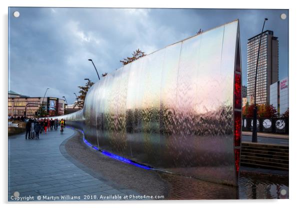 The Cutting Edge Sculpture, Sheffield Acrylic by Martyn Williams