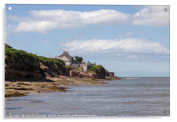 Hilbre Island   Acrylic by David Chennell