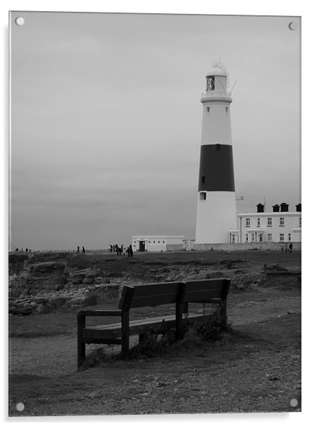 Portland Bill Lighthouse Acrylic by kelly Draper