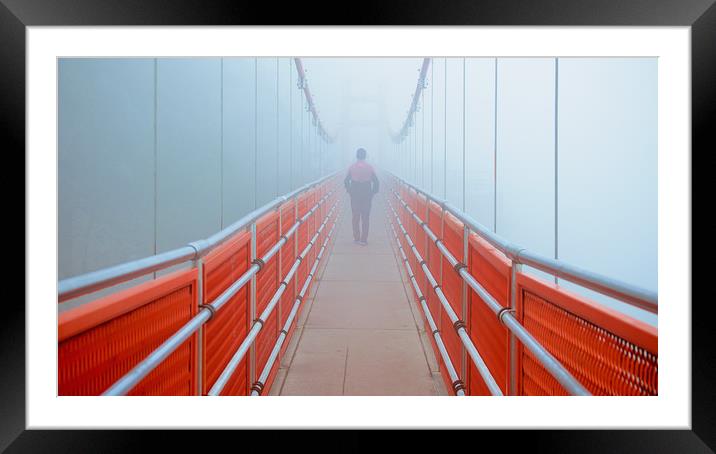 hidden cloud bridge Framed Mounted Print by Ambir Tolang