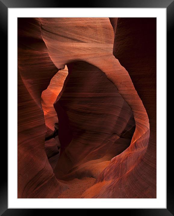 Light at the End of the Tunnel Framed Mounted Print by Mike Dawson