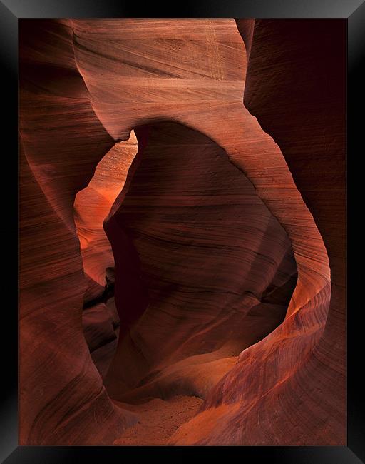 Light at the End of the Tunnel Framed Print by Mike Dawson