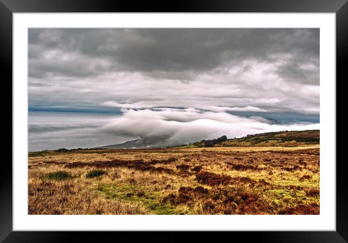 Above The Clouds Framed Mounted Print by austin APPLEBY