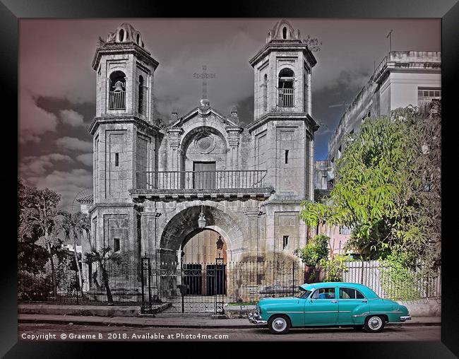 Cuban Church Framed Print by Graeme B