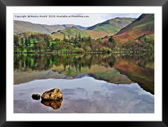 Ullswater Reflections Framed Mounted Print by Martyn Arnold