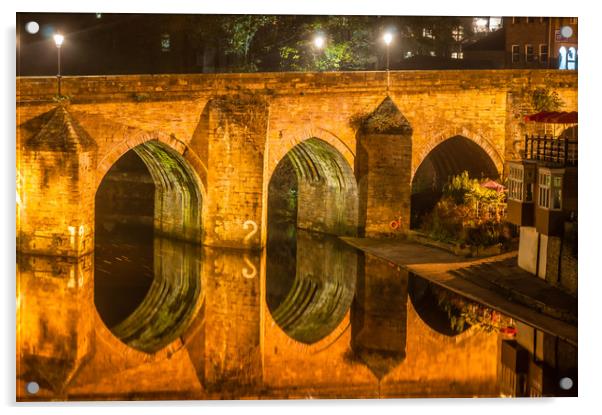 Photo of Durham Elvet Bridge Acrylic by Naylor's Photography