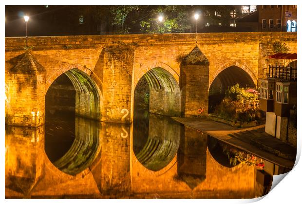 Photo of Durham Elvet Bridge Print by Naylor's Photography