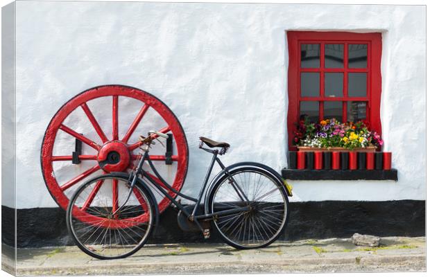 Irish country pub near Crolly Rosses Bay Canvas Print by Andrew Michael