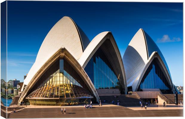Iconic Sydney Opera House Canvas Print by Andrew Michael