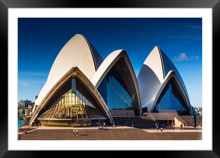 Iconic Sydney Opera House Framed Mounted Print by Andrew Michael