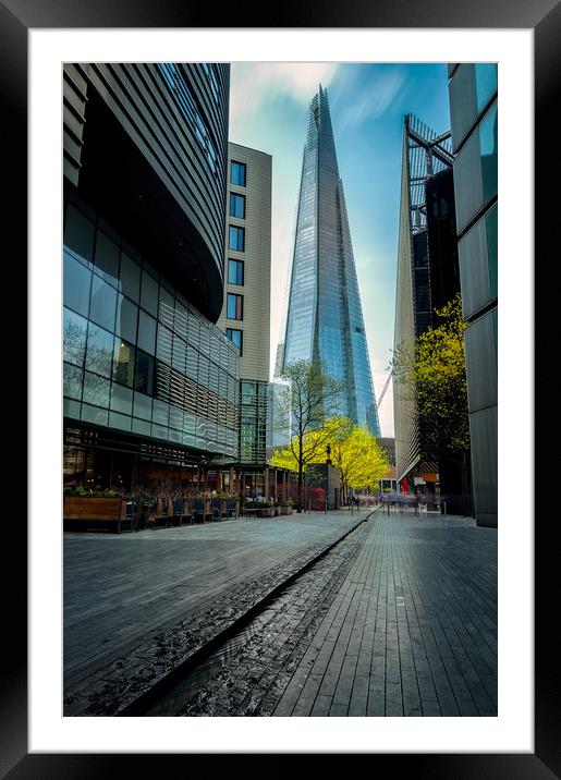The Shard Framed Mounted Print by Paul Andrews
