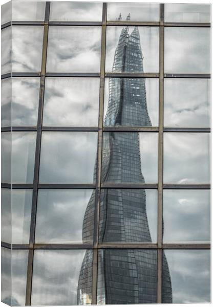 Shard Reflections #2 Canvas Print by Paul Andrews