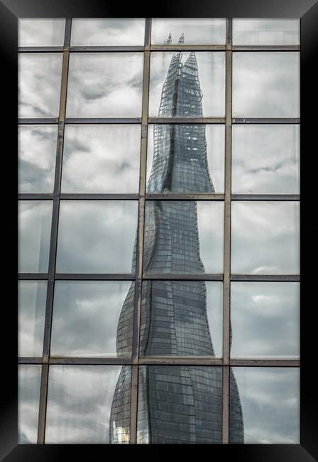 Shard Reflections #2 Framed Print by Paul Andrews