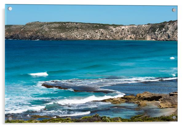 Kangaroo Island Coastline Acrylic by Andrew Michael