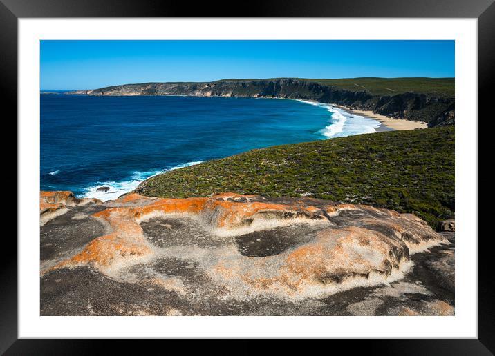 Remarkable Rocks, Flinders Chase National Park Framed Mounted Print by Andrew Michael