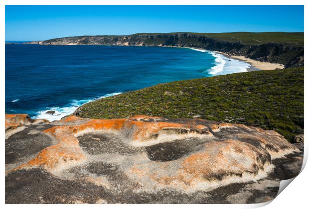 Remarkable Rocks, Flinders Chase National Park Print by Andrew Michael