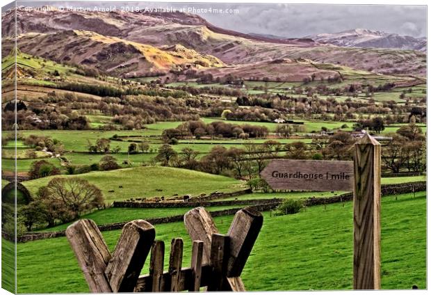 Lake District Landscape Canvas Print by Martyn Arnold
