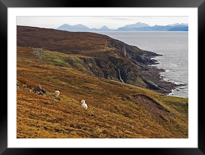 Cuillin View to the Isle of Skye Framed Mounted Print by Jacqi Elmslie
