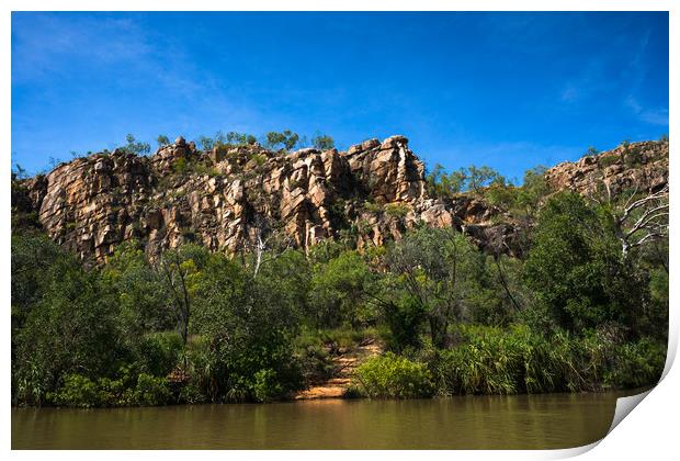 Katherine Gorge Print by Andrew Michael