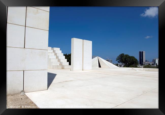 Israel, Tel Aviv, White City Framed Print by PhotoStock Israel