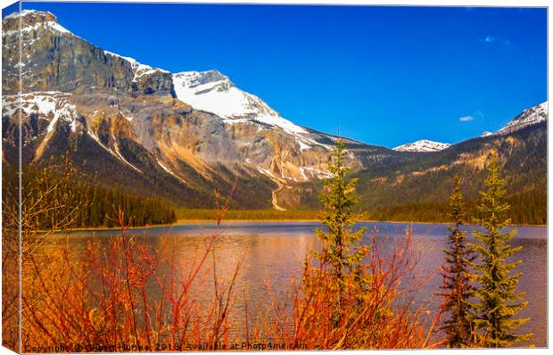 Enchanting Emerald Lake, Alaska Canvas Print by Gilbert Hurree