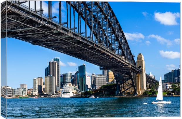 Sydney Harbour Bridge Canvas Print by Andrew Michael