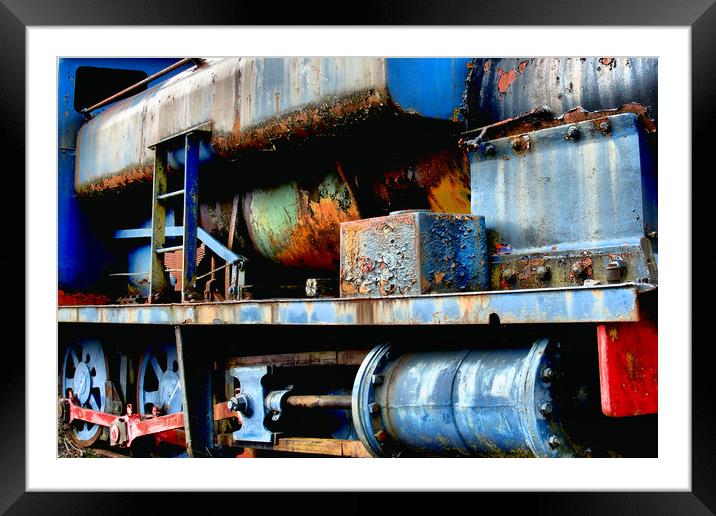 Section of old steam train Framed Mounted Print by JC studios LRPS ARPS