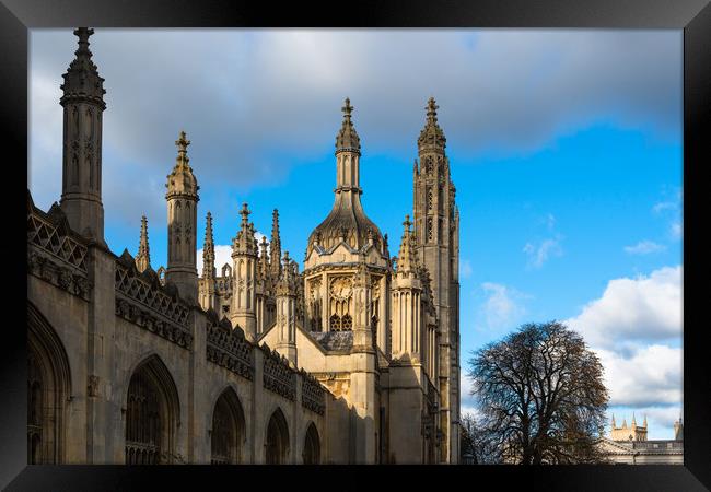 Kings College Main gatehouse  Framed Print by Andrew Michael